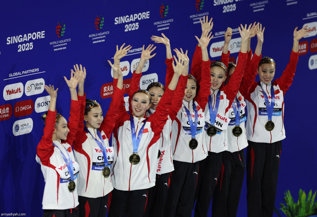 الصين تحصد الذهب