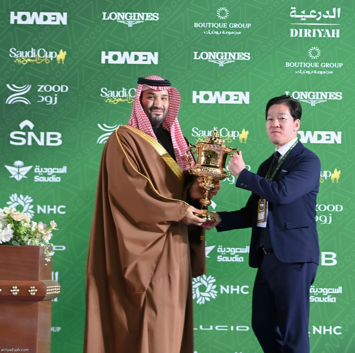 ولي العهد يشرّف السباق الكبير