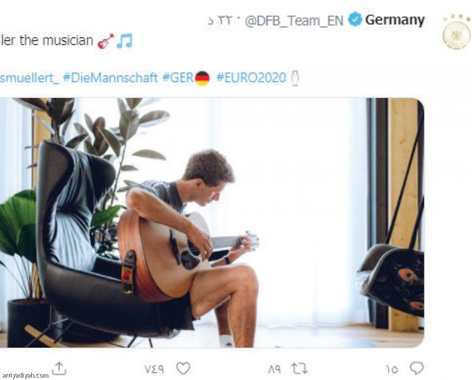 تويتر منتخبات أوروبا.. 
الطليان يتحدثون العربية