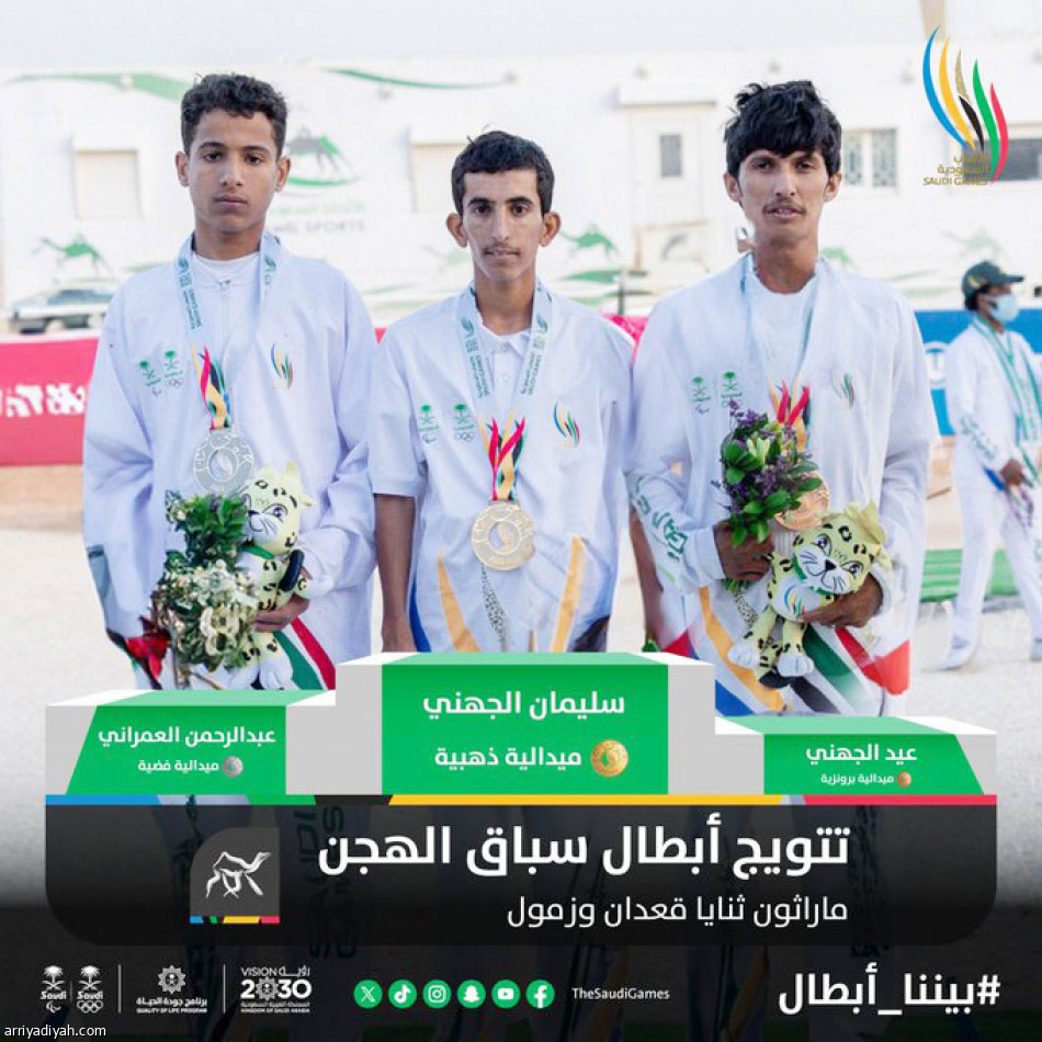 الشقيقان العتيبي.. 
4 ميداليات و3.3 مليون