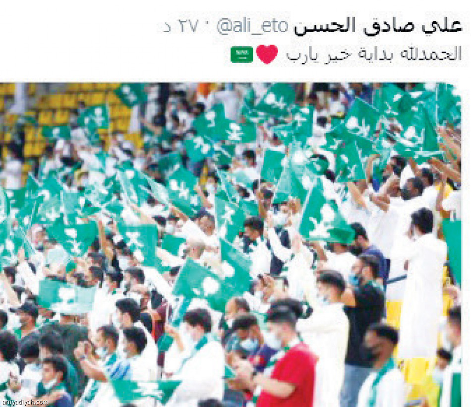 الشهراني 
يغيّر آراء المغردين