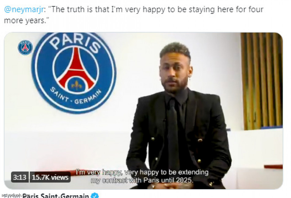 7 ملايين.. 
يتفاعلون مع تجديد عقد نيمار