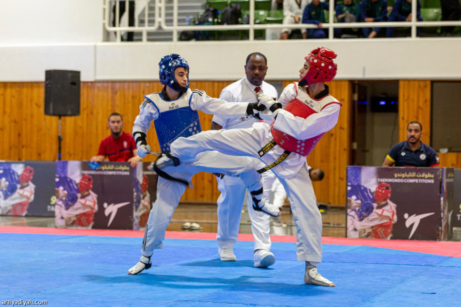 الشباب يتربع على قمة التايكوندو