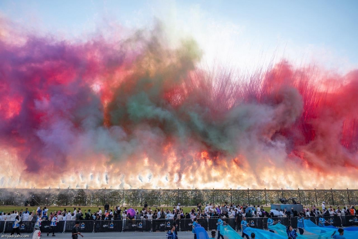 سماء الرياض تتلون