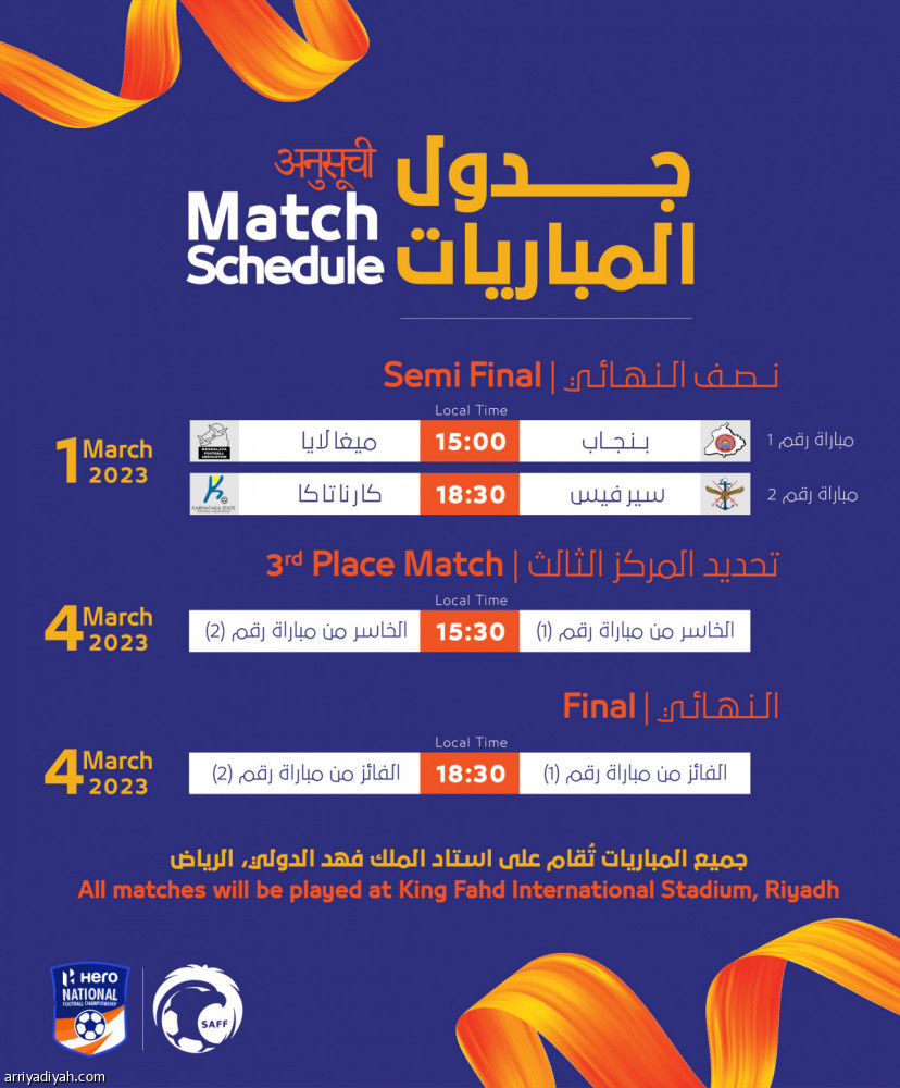 الرياض تستضيف «كأس هيرو سانتوش»